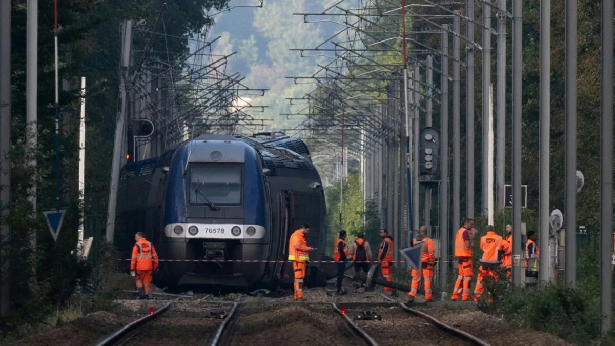 Entgleister Zug in Frankreich: Ermittler vermuten Sabotage als Ursache