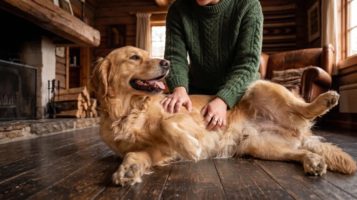 No solo es por placer: por qué los perros mueven la pata cuando los acarician