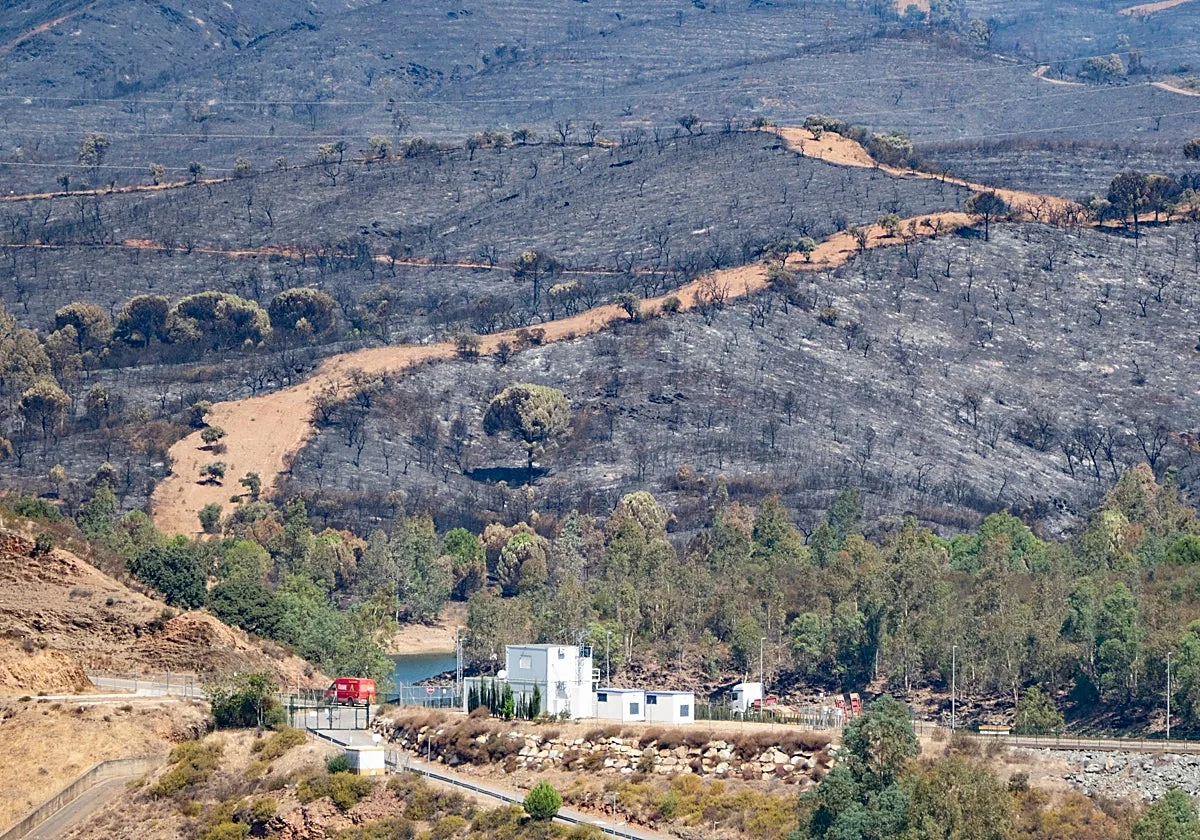 El Infoca extingue el incendio de Niebla tras dos semanas de combate