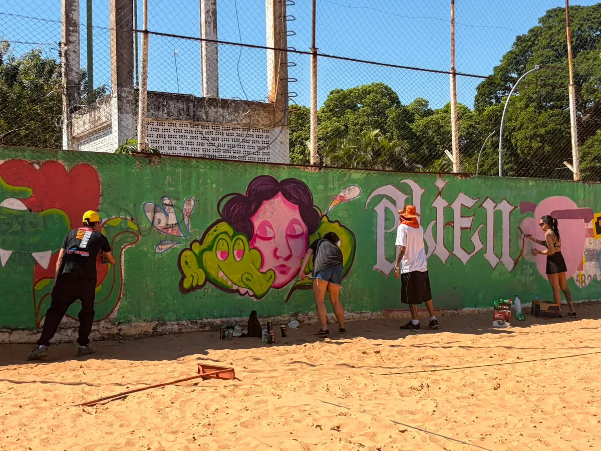 Grafiteiros pintam por 2 dias para homenagear amigo Pedro Morato