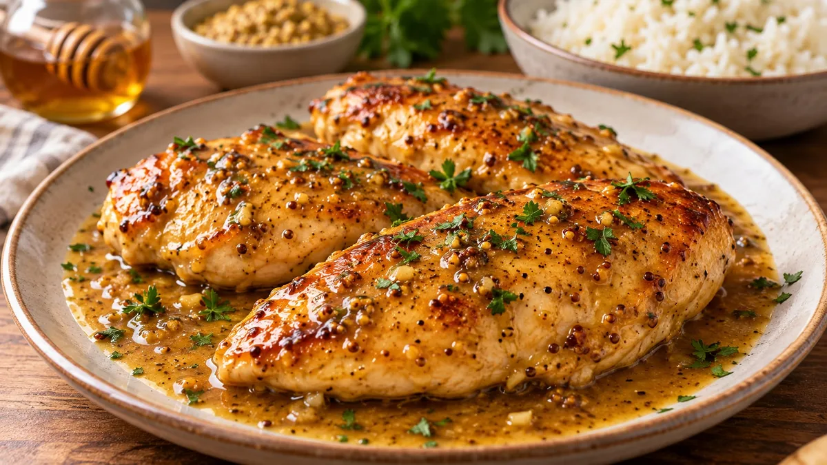 Con pollo, 60 gramos de miel y mostaza: la receta que queda jugosa y lista en 30 minutos