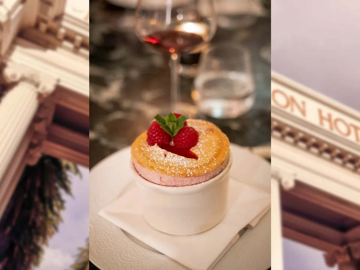 SHOW STEALER: Chef Alain Roux’s raspberry soufflés leave the Pink Lady breathless