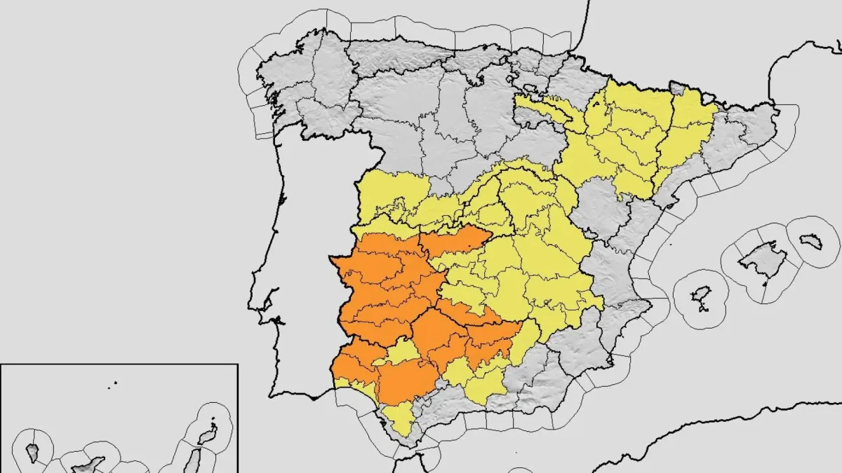 La Aemet pone a España en aviso por el nuevo domo de calor que dejará temperaturas de hasta 42 ºC: estas son las zonas afectadas