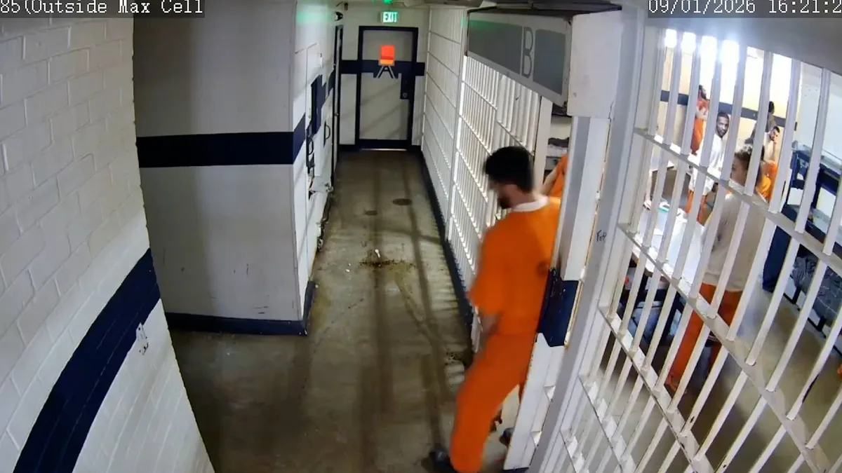 Abrió la puerta de su celda con un lápiz: el insólito escape de un recluso en Carolina del Sur
