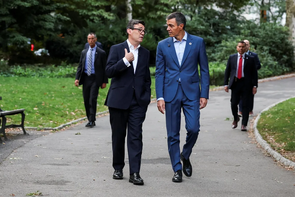 Sánchez se reúne con los líderes de Reino Unido, Líbano, Panamá y Namibia en los márgenes de la Asamblea de la ONU