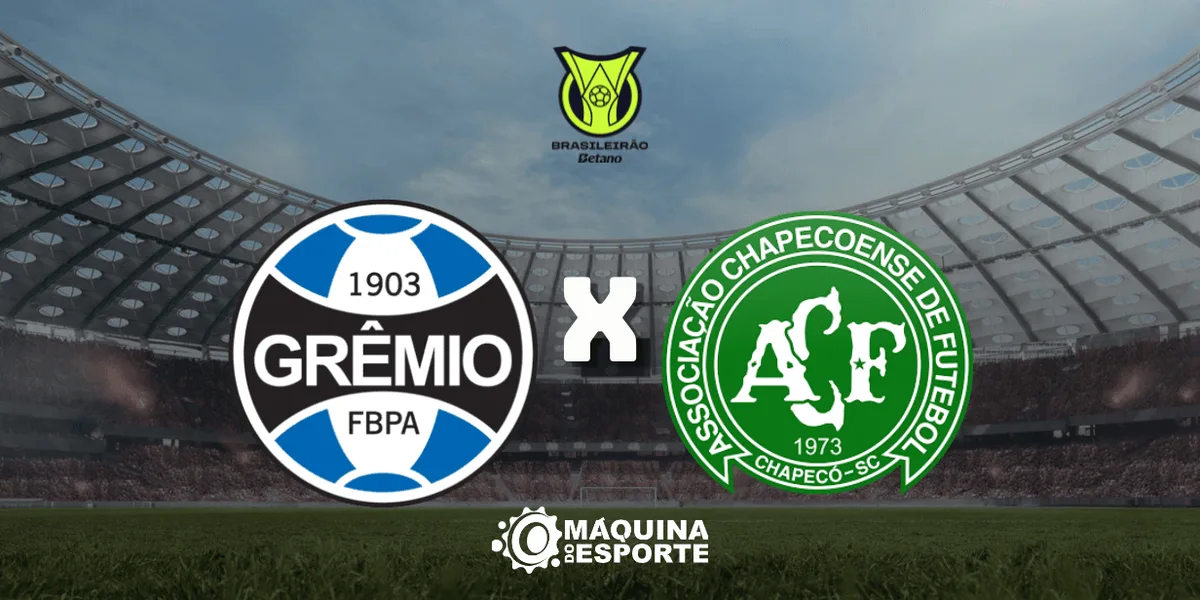Grêmio x Chapecoense: Onde assistir ao jogo da 25ª rodada do Brasileirão