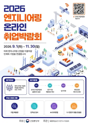 한국엔지니어링협회, 11월까지 온라인 취업박람회…100개사 참여