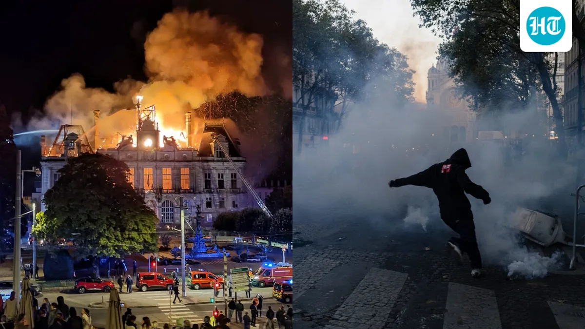 Buildings set on fire, shops looted, over 1,000 arrested as protests against rising living costs in France turn violent