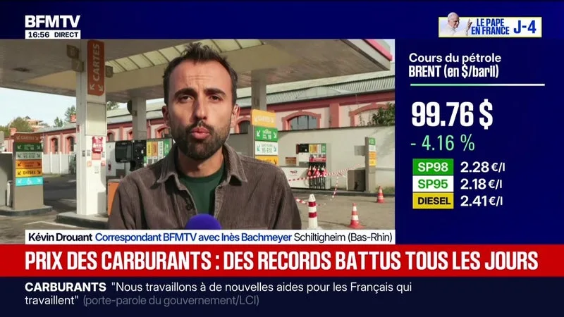 Marschall Truchot : Prix des carburants, des records battus tous les jours - 21/09