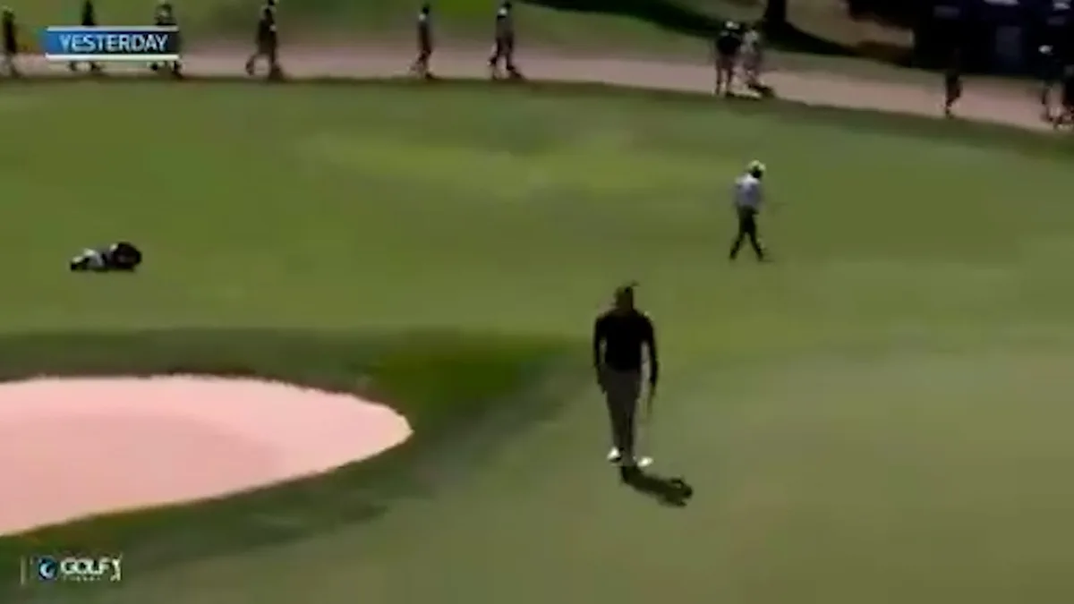 La insólita escena que vivó el golfista argentino Alejandro Tosti: su caddie se enojó y renunció en plena ronda