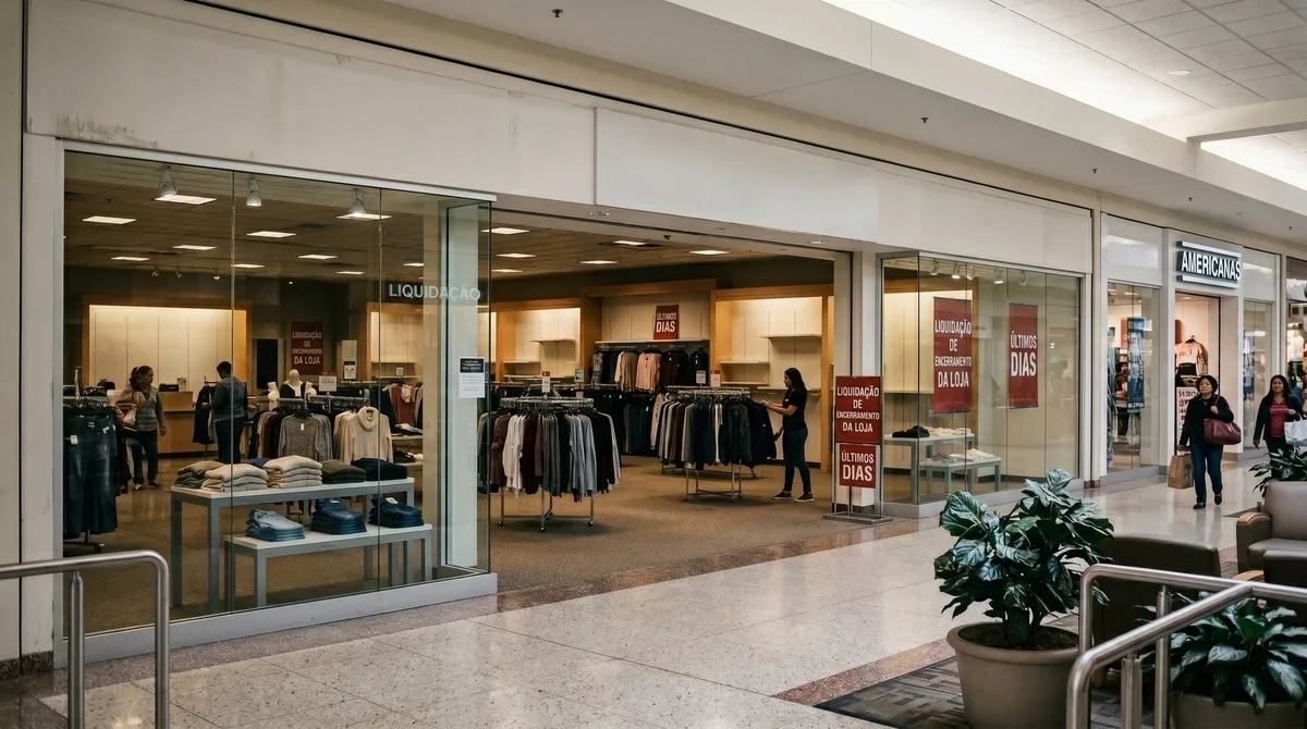 Rede com cerca de 100 lojas em shoppings entra em falência e quase 600 trabalhadores ficam diante de um futuro incerto