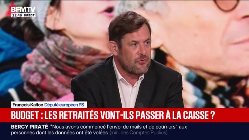 "Contribution des retraités aisés" pour le prochain budget: "Compte tenu de la situation dans laquelle nous sommes, tout le monde va être obligé de payer", déclare François Kalfon (PS)