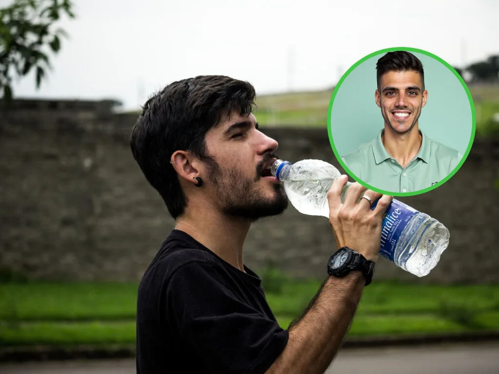 David Mateo, nutriólogo: "La mejor forma de beber agua es a sorbos; de golpe, tu cuerpo la elimina antes de aprovecharla"