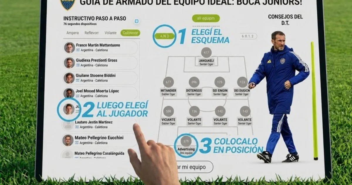 Armá tu 11 de Boca para enfrentar a Vasco da Gama