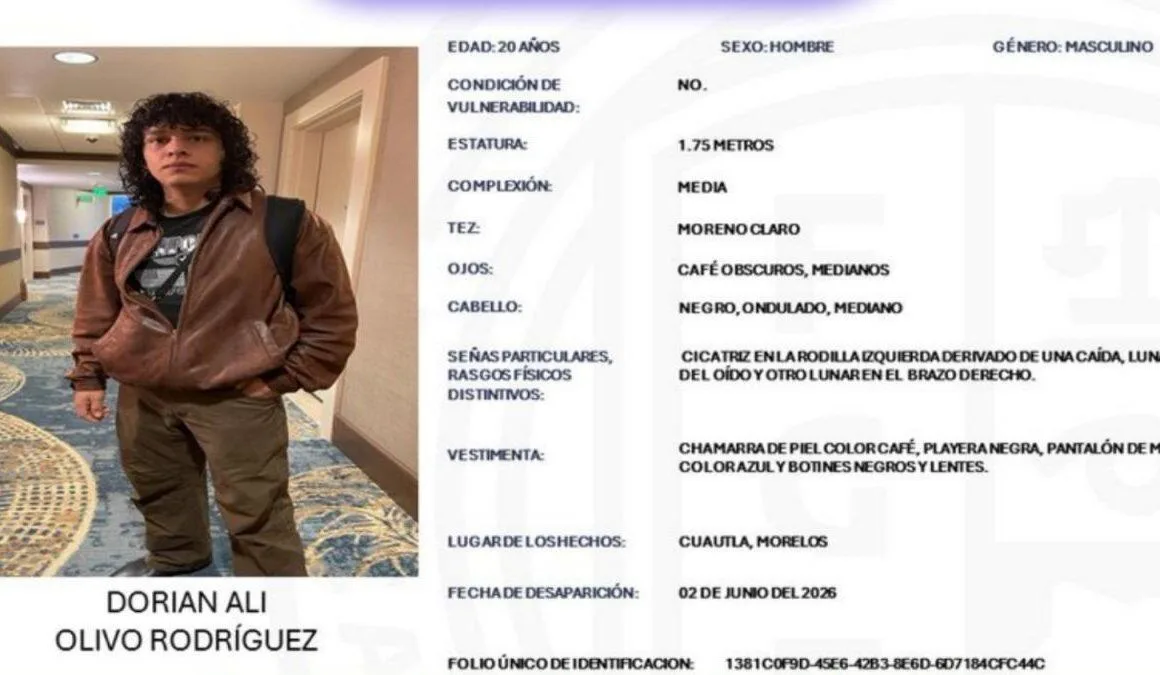 ¿Qué se sabe de la desaparición de Dorian Olivo, estudiante de la UAEM?
