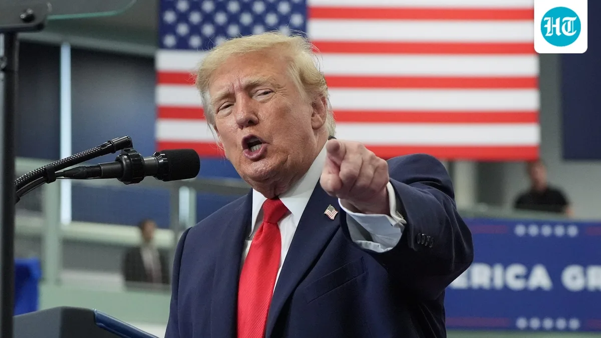 Trump posts bizarre AI video recreating Yorkshire tiger attack, showing POTUS wrestling the animal before hugging it