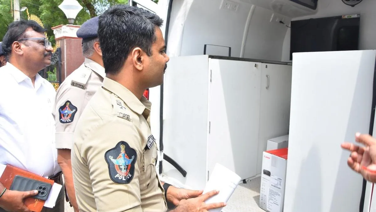 Kadapa acquires mobile forensic vehicle to enhance crime investigation