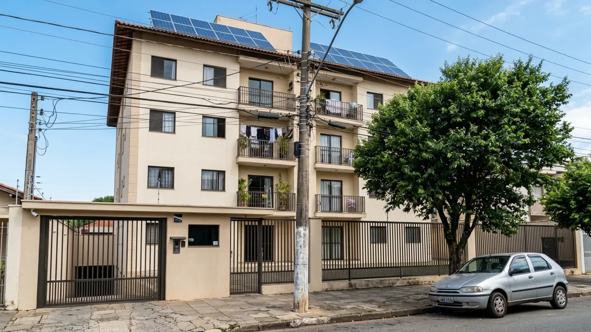 Morador instala placas solares para reduzir conta de luz e condomínio exige a retirada porque parte do sistema ocupa o telhado coletivo