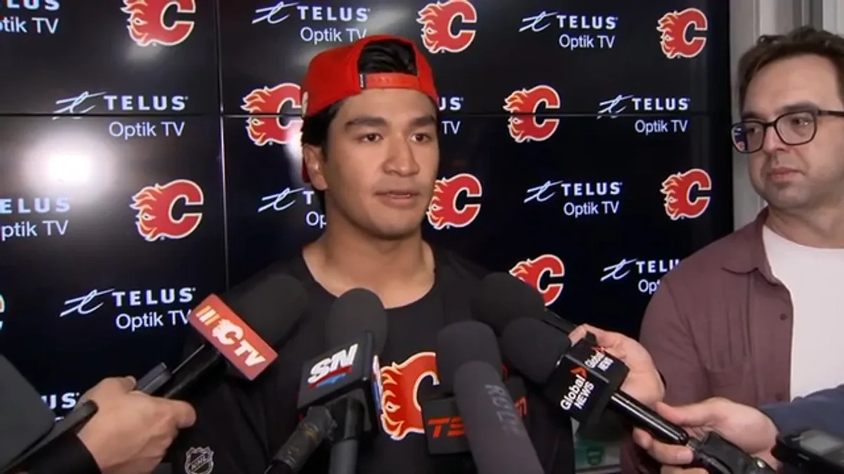 Flames’ Parekh taking aim at becoming an elite power-play quarterback