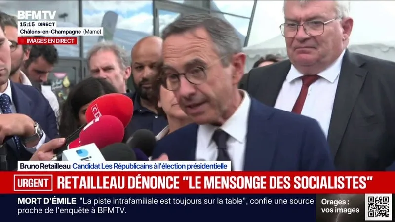 Présidentielle: Bruno Retailleau veut "encourager le travail et décourager l'assistanat"