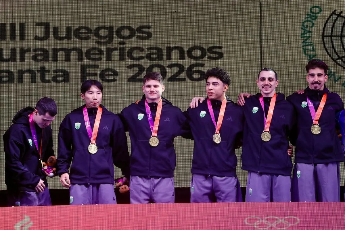 Brasil é tricampeão nos Jogos Sul-Americanos com a ginástica artística masculina
