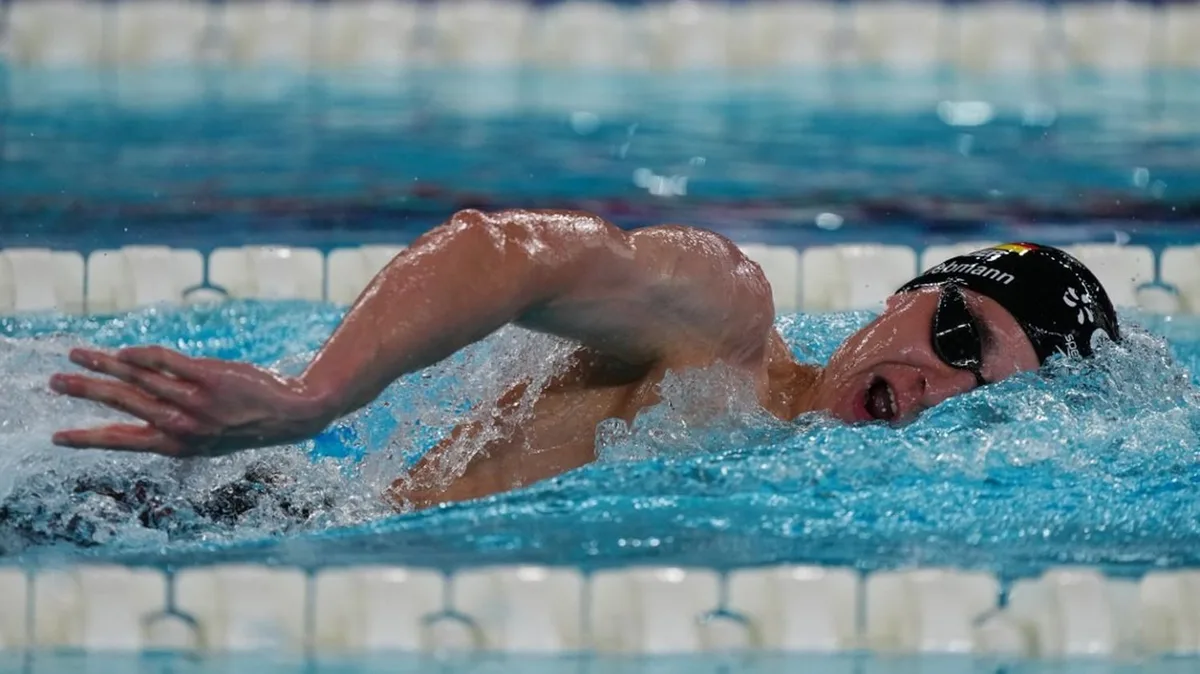 A 19 ans, l'Allemand Johannes Liebmann pulvérise de plus de trois secondes le record du monde du 1 500 mètres lors des championnats d'Europe de natation