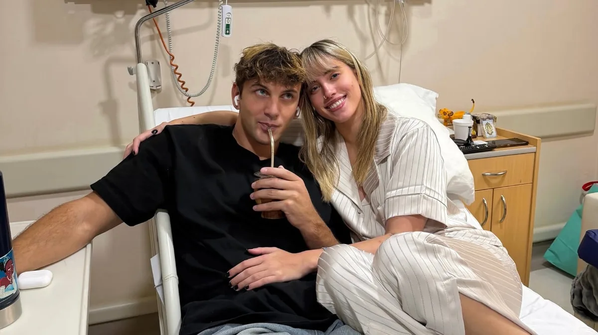 El mensaje de Bautista Mascia tras la preocupación por una nueva internación de su novia Denisse González