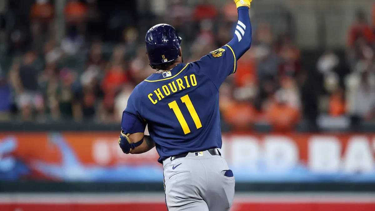 Chourio's homer and Frelick's RBI single in 10th carry Brewers past Orioles 6-5