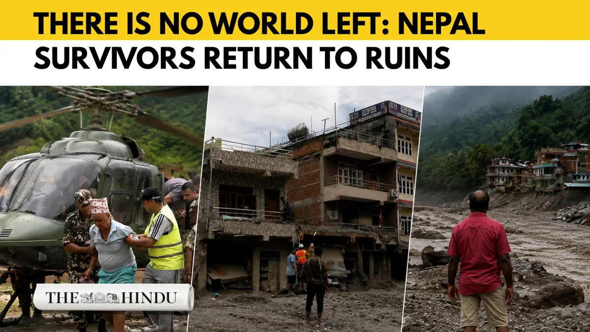 There is no world left: Nepal survivors confront devastation after deadly floods