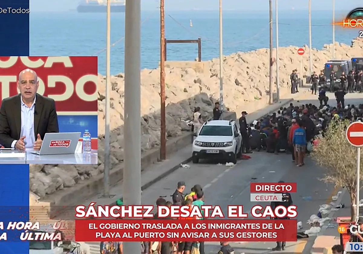 Nacho Abad ve el traslado de inmigrantes al puerto de Ceuta y alerta del 'peligro' que entraña: «Prepárense, ahora»