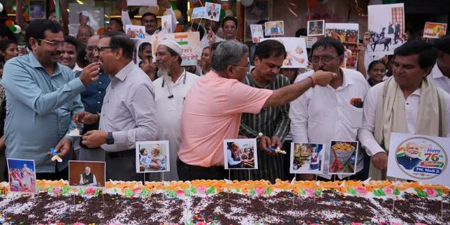 En Inde, des festivités XXL pour l’anniversaire de Narendra Modi