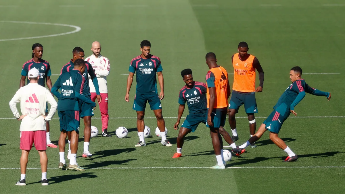 Militao y Endrick dan la nota positiva en el entrenamiento