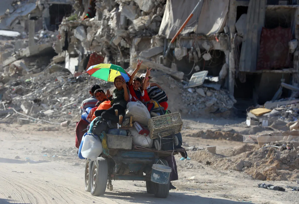 Quase metade das famílias de Gaza relata ter dormido com fome, diz ONU
