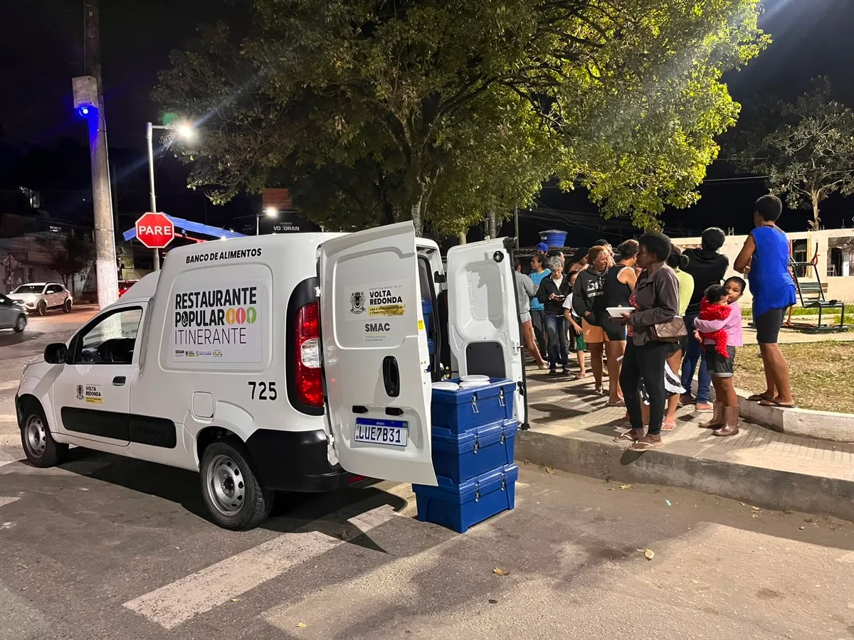 Volta Redonda recebe projeto 'Restaurante Popular Itinerante' em cinco regiões da cidade
