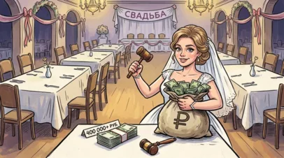 Под Липецком невеста отсудила более 400 тысяч рублей за пустые столы на свадьбе