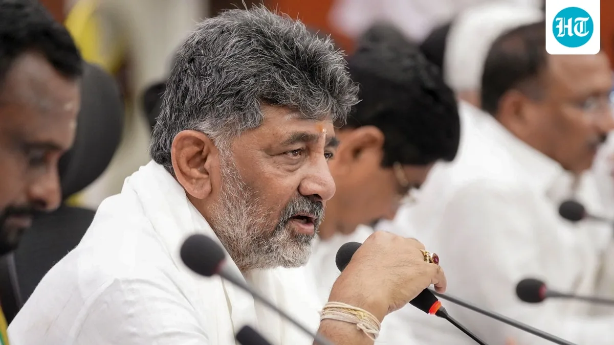 ‘Don’t create unrest’: Karnataka CM Shivakumar hits out at BJP over police warning during Ganesh procession