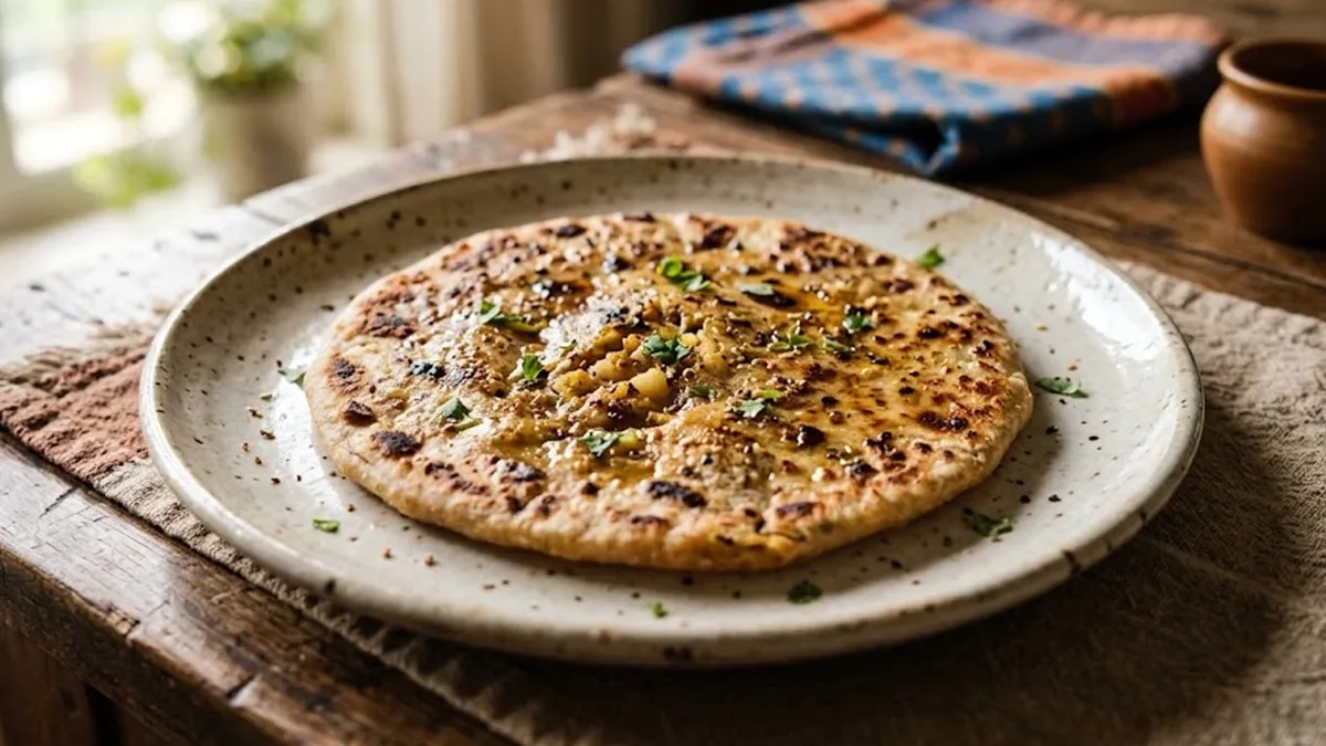 Qué es el aloo paratha: la receta india de pan relleno con papa especiada que se hace en menos de 1 hora