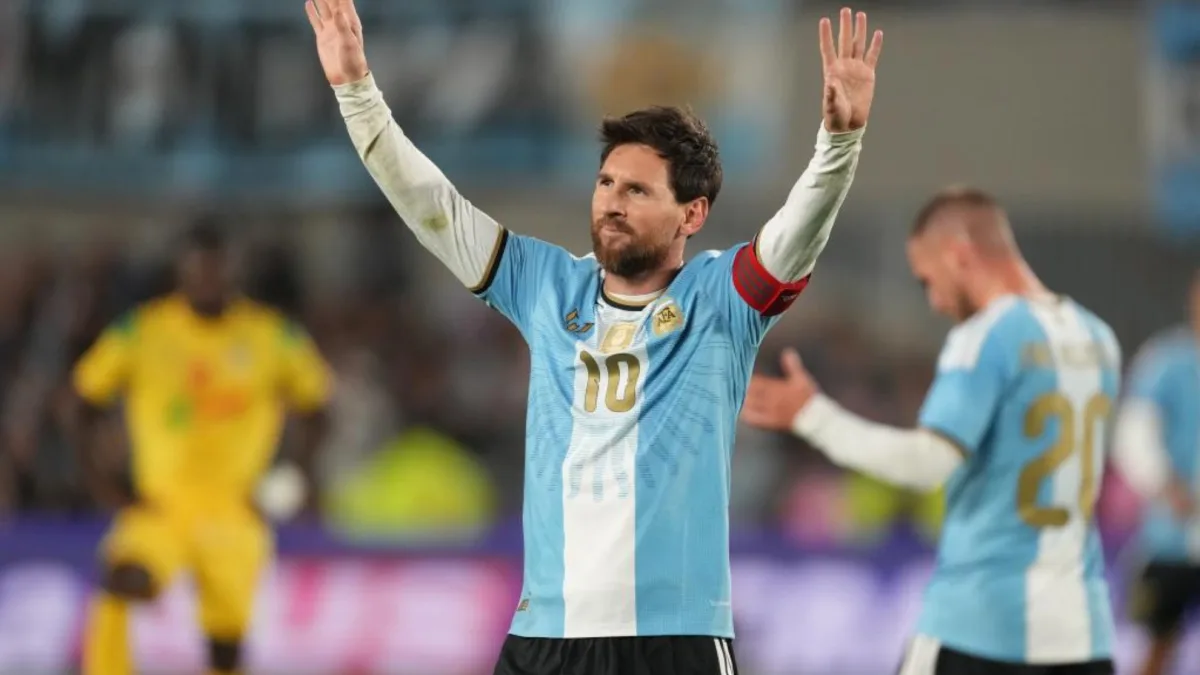 Locura por la última camiseta de Messi