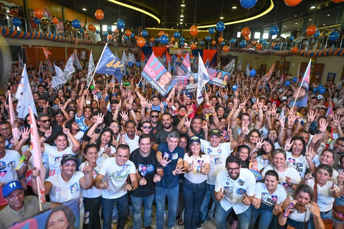Com a Maison Borges lotada, Calegário dá largada à campanha pela reeleição ao lado de Rueda, Bittar e Mailza