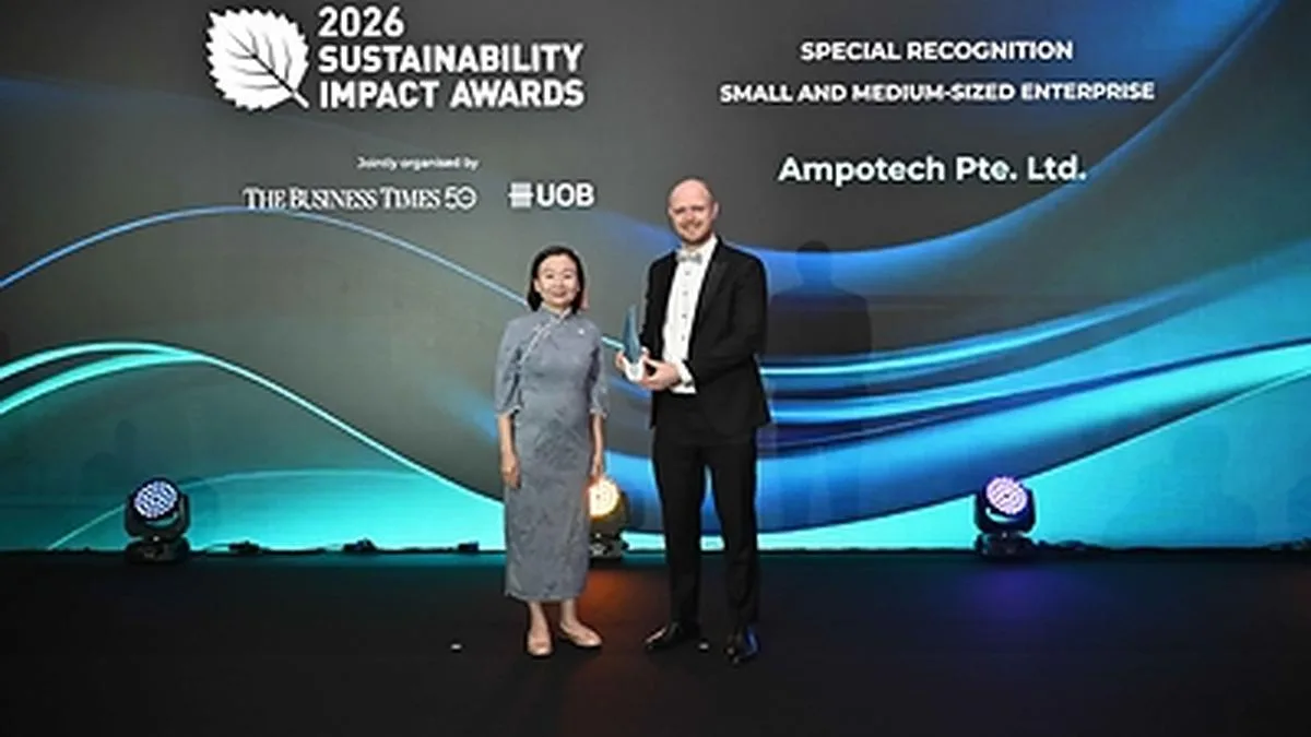 Ampotech Receives Special Recognition Award at Sustainability Impact Awards 2026 for Advancing AI-Enabled Decarbonisation