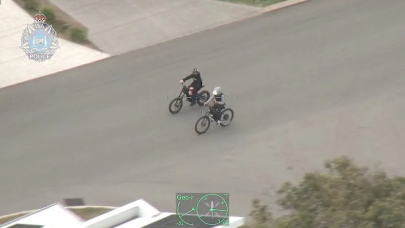 Perth teens spark police hunt on e-bikes