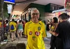 Manifestantes de esquerda tentam 'retomar' verde e amarelo em Copacabana