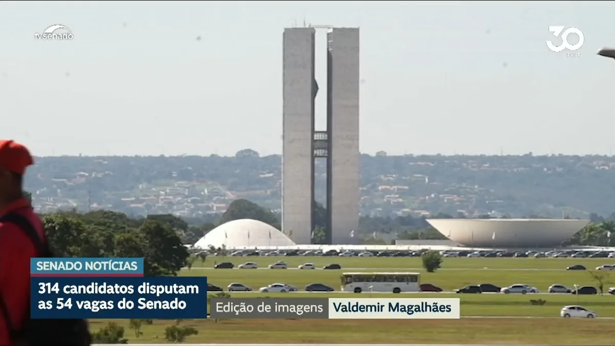 Vídeo: Eleições: 314 pessoas se candidataram ao Senado neste ano