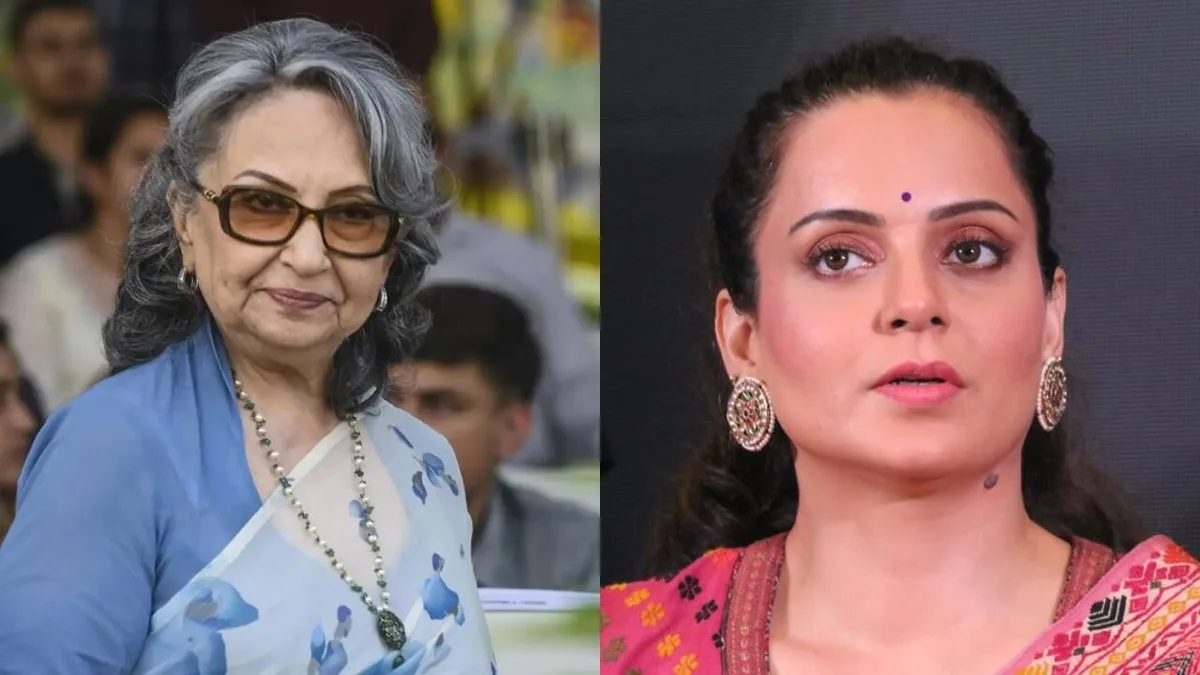 'Shocked': Kangana reacts to Sharmila Tagore's 'Vande Mataram' comment
