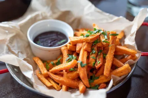 Air fryer sweet potato fries recipe for crispy homemade fries