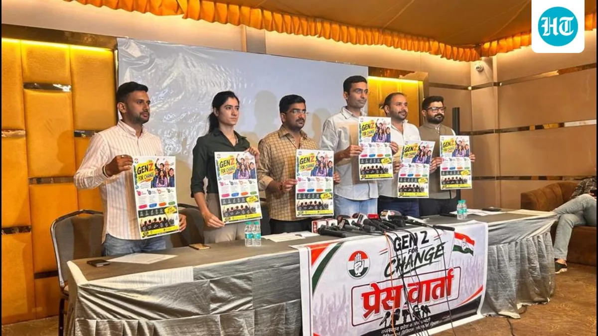 Rajasthan local body polls: Congress launches ‘Gen Z for Change’ campaign
