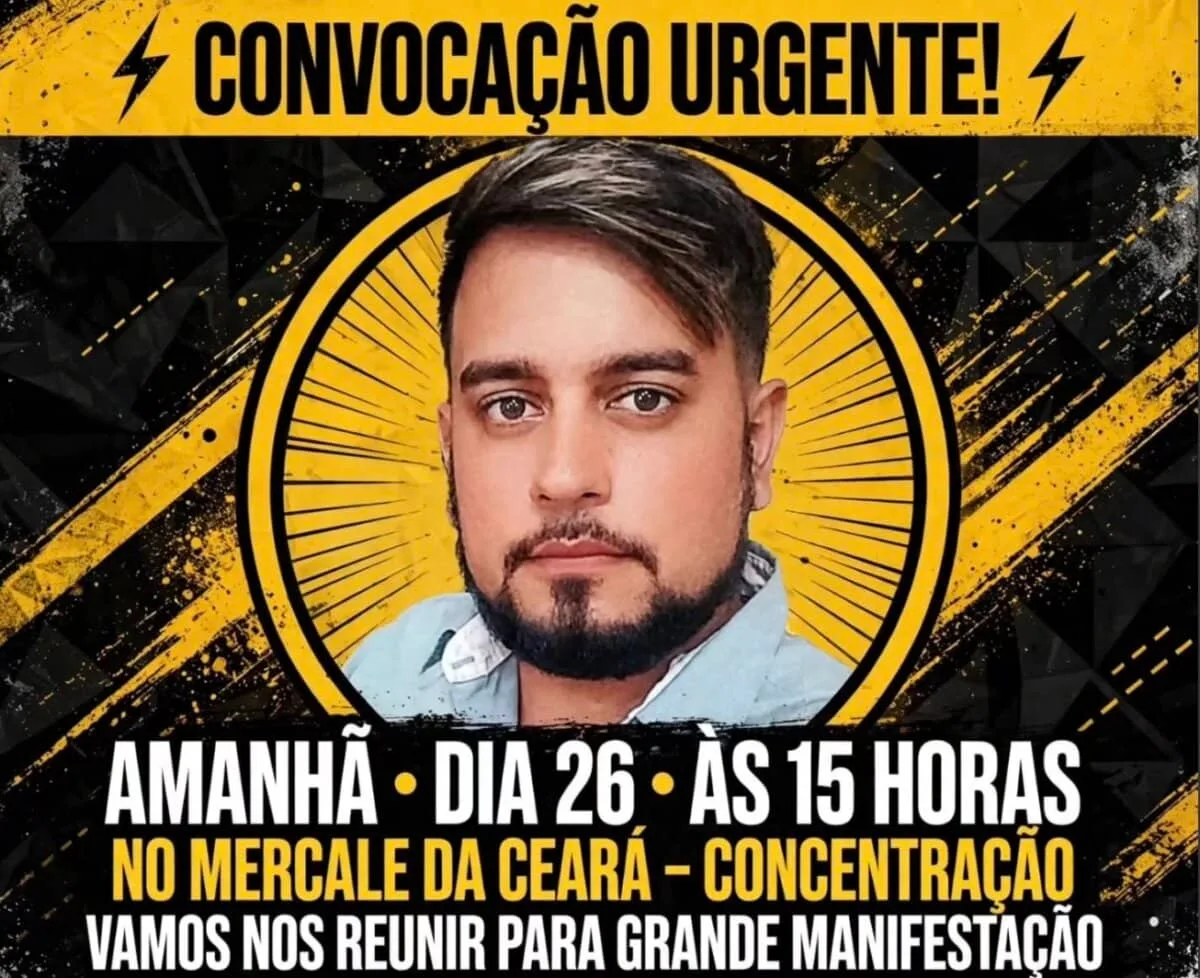 Motoboys marcam protesto após entregador morrer atropelado