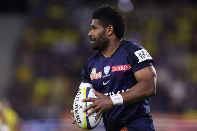 Wame Naituvi (Racing) suspendu cinq matches après son exclusion en amical contre Brive