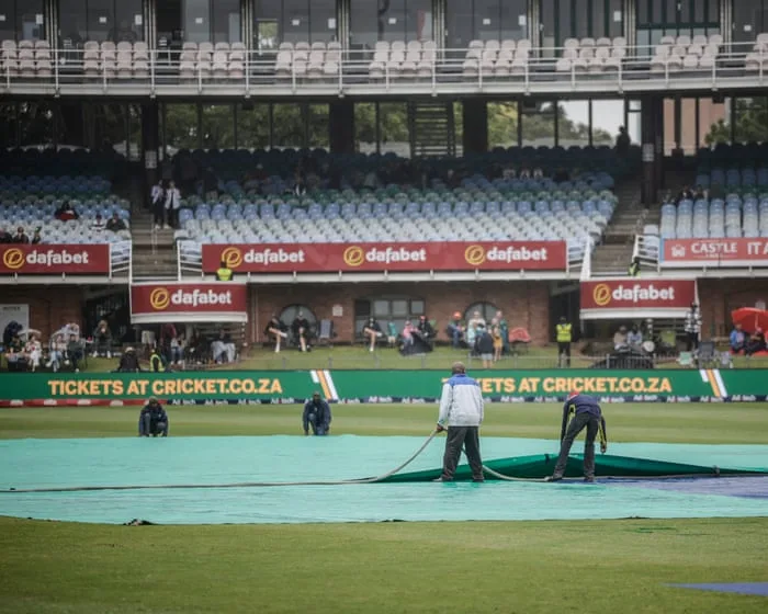 South Africa v Australia: second men’s cricket Test, day one delayed by rain – live