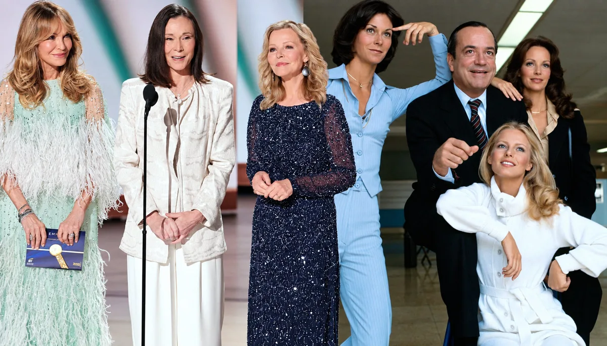 Las actrices originales de 'Los ángeles de Charlie', 50 años después: "En los garajes de más de un hombre todavía permanece el icónico póster de Farrah Fawcett"